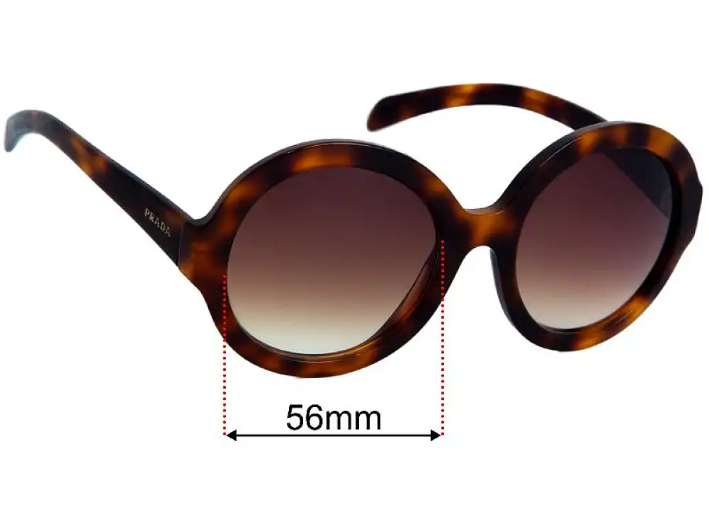 Prada SPR06R 56mm Replacement Lenses by Sunglass Fix™